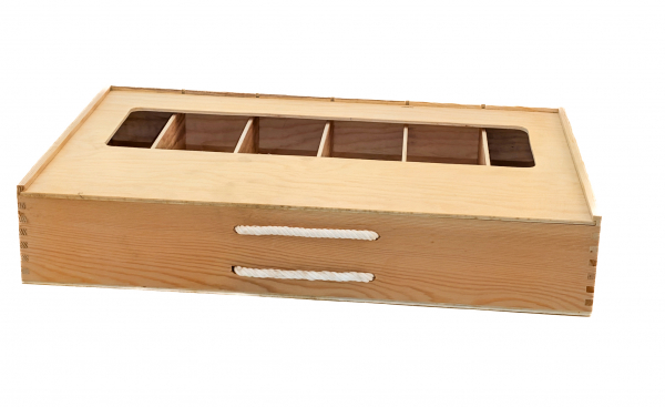 3086 Kiste für 6 Flaschen, 52 x 34,5 x 9 cm